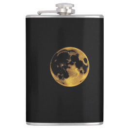 Cantil Gold textured moon on dark black