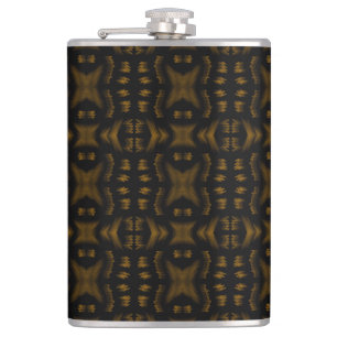 Cantil Golden Obsidian Tribal Ikat Pattern