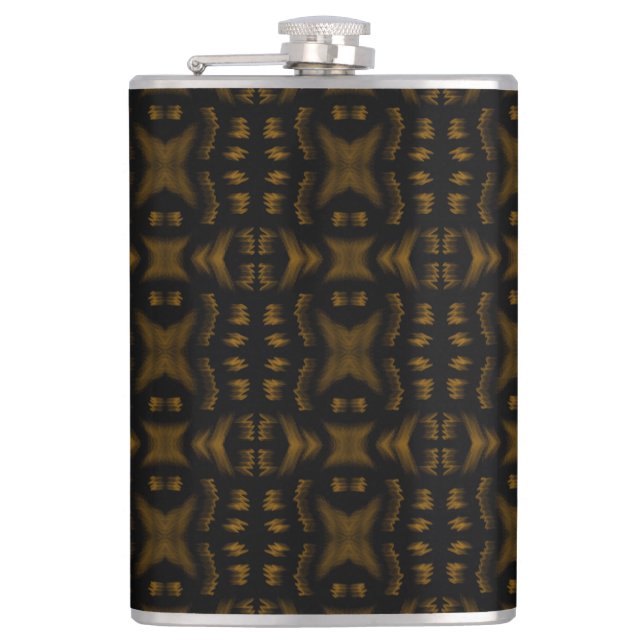 Cantil Golden Obsidian Tribal Ikat Pattern (Frente)