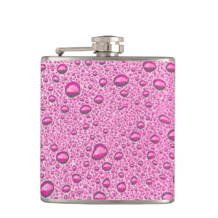 Cantil Gotas de água rosa quente