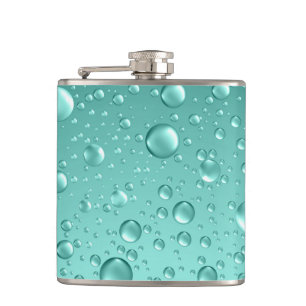 Cantil Gotas de chuva Abstrato verde-lacrimogêneo