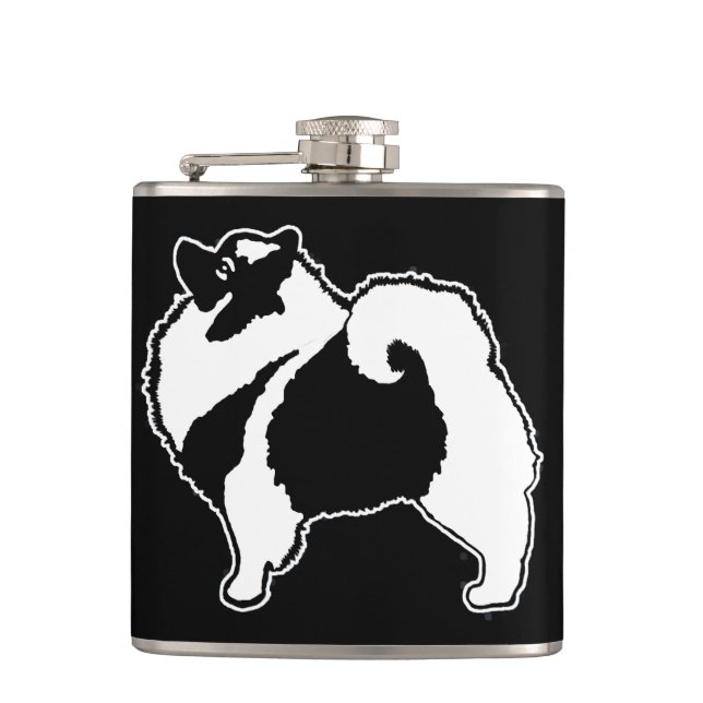 Cantil Gráficos Keeshond - Arte de Cachorro Original (Frente)