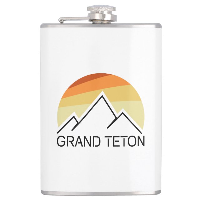 Cantil Grand Teton Wyoming Retro (Frente)
