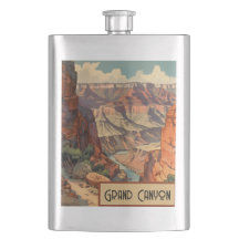 Grande Paisagem do Sudoeste do Canyon Vintage