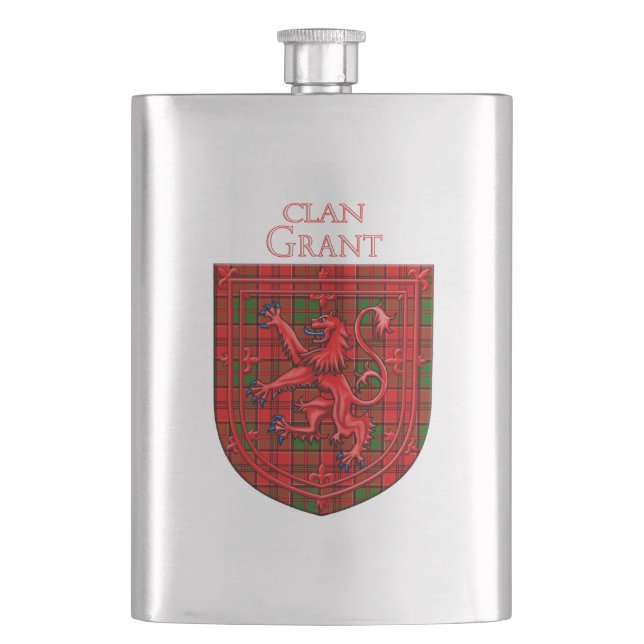Cantil Grant Tartan Scottish Plaid Lion Rampant (Frente)