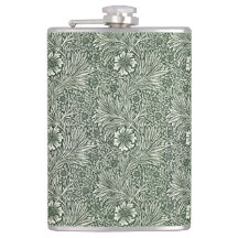 Green Marigold Elegance - Floral