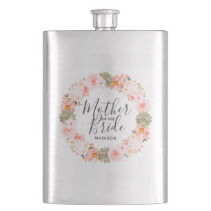 Cantil Grinalda Floral Rosa Chic Menta Mãe da Noiva