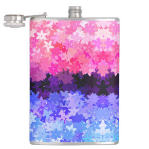 Cantil Groovy Boho Quirky Retro Floral Orgulho Omnissexua