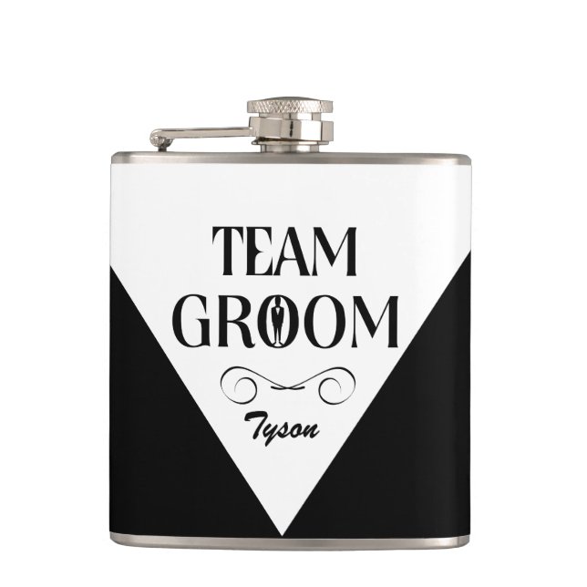 Cantil Grupo de Equipe - Flask Padrinhos de casamento Per (Frente)