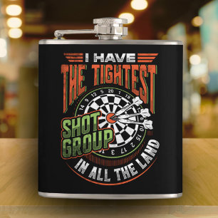 Cantil Grupo de Fotos Mais Apertada no Land Dart Flask 6