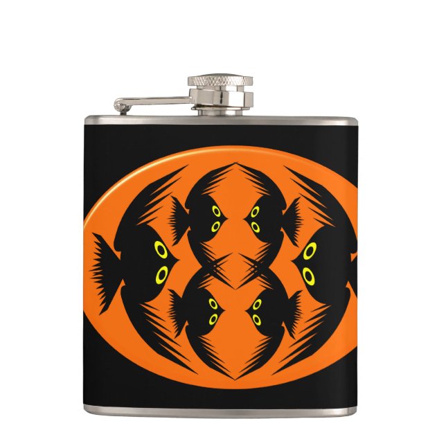 Cantil Halloween Crows Flask (Frente)