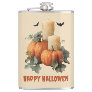 Cantil Halloween Pumpkins and Candles Art