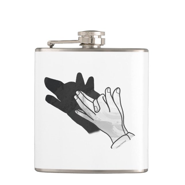 Cantil Hand Silhouette Wolf (Frente)