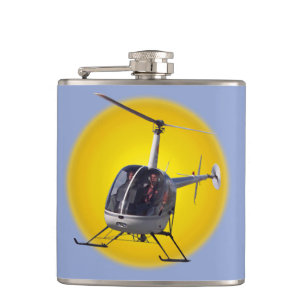 Cantil Helicóptero Flask - Helicóptero Personalizado - Be