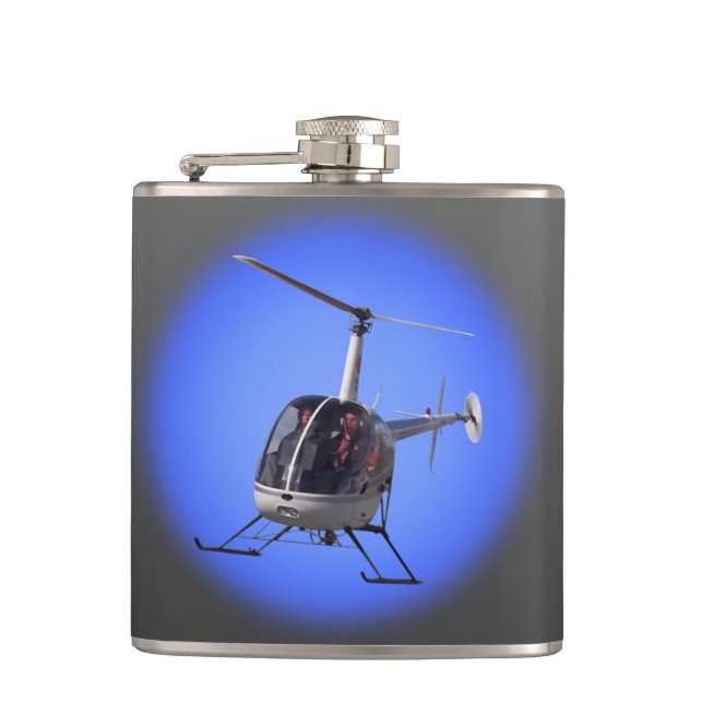 Cantil Helicóptero Flask - Helicóptero Personalizado - Be (Frente)