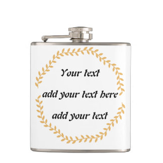 Cantil Hip de aço inoxidável personalizável com Elegan