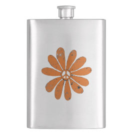 Cantil Hippie - Sinal de Paz Flor Laranja - Olho Assustad