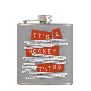 Cantil Hockey Slang Hip Flask
