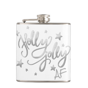 Cantil Holly Jolly AF Manuscrito De Folha De Silver Fau