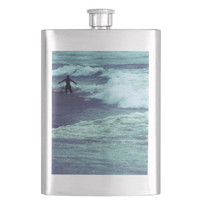 Cantil Homem nas ondas do mar (Frente)