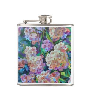 Cantil Hydrangeas Artísticas Hortensia Floral Abstrato Ar