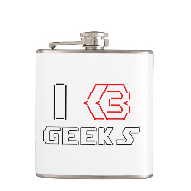 Cantil I Heart Geeks ASCII ART (Frente)