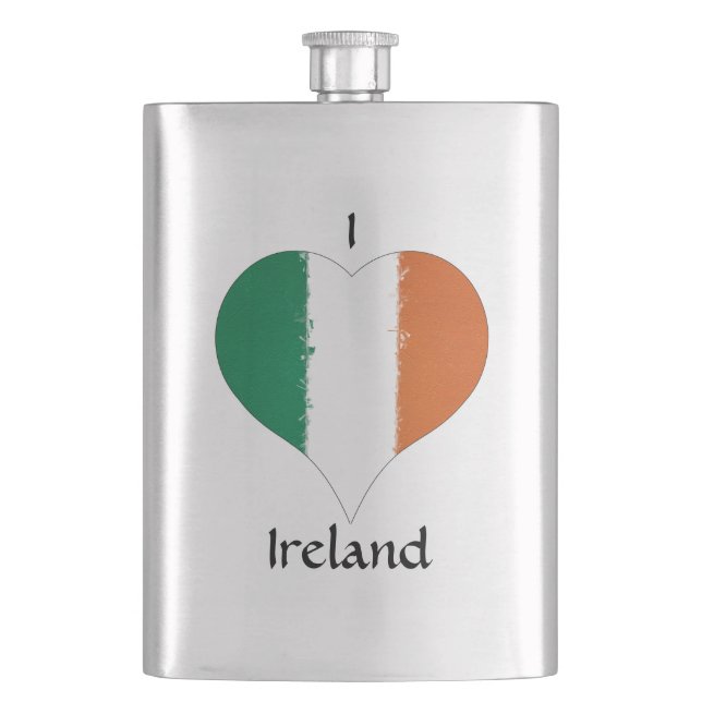 Cantil I Heart Ireland Irish Tricolor Flag (Frente)