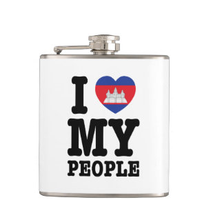 Cantil I Heart (Love) My Khmer Pessoas