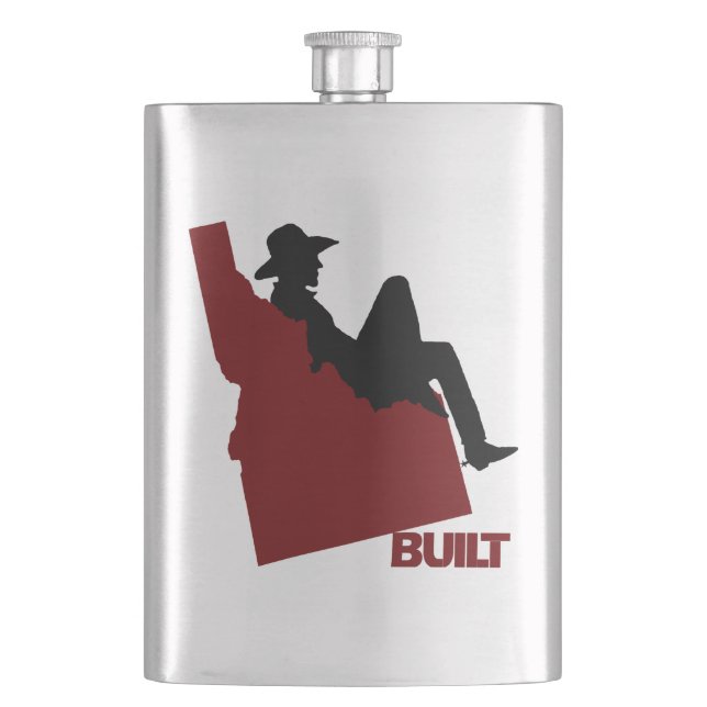 Cantil Idaho Cowboy Flask (Frente)