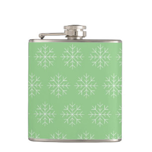 Cantil illusima Flocos de Neve de Natal Verde Claro
