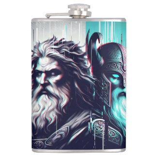 Cantil image of the gods zeus and odin togethe