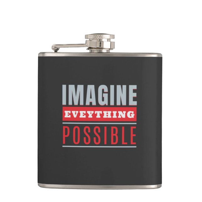 Cantil Imagine Tudo O Que Possível Motivação De Citação (Frente)