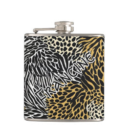 Cantil Impressão animal mista Zebra Leopard Tiger Mistura