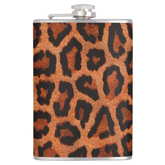 Cantil Impressão de Animais Castanhos-Pretos-Leopardo-Pre (Frente)