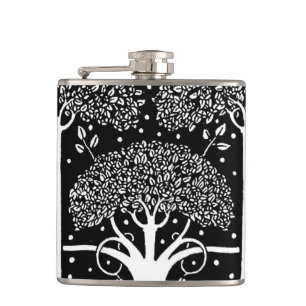 Cantil Impressão de padrão de árvore Art Nouveau de Aubre