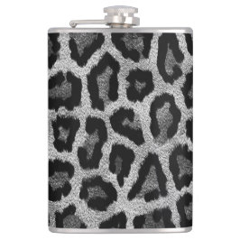 Cantil Impressão em cinza de Leopardo Negro