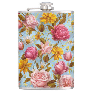 Cantil Impressão Floral de Estilo Antiquado