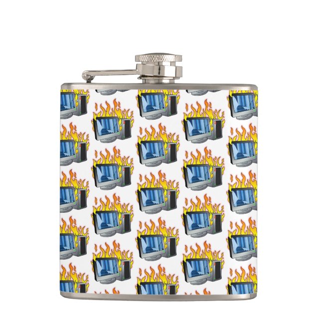 Cantil Incêndio Computador - Vínculo Molhado (Frente)