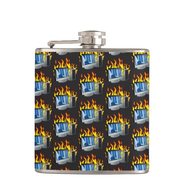 Cantil Incêndio Computador - Vínculo Molhado (Frente)