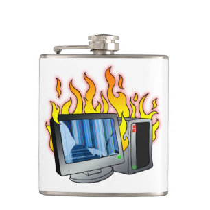 Cantil Incêndio Computador - Vínculo Molhado