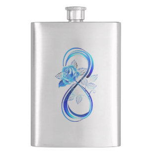 Cantil Infinidade brilhante com rosa azul