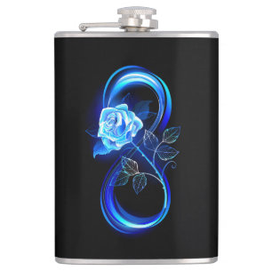 Cantil Infinito brilhante com rosa azul
