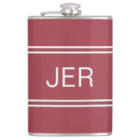 Iniciais Clássicos Monogramados Bebem Vermelho Par