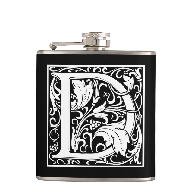 Cantil Inicial decorativa "D" da letra (Frente)