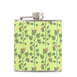 Cantil Insetos Bonitos Comem Rapariga Verde Da Planta Nat