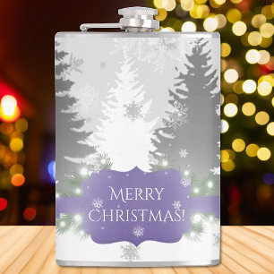 Cantil Inverno Wonderland Flask - Roxo
