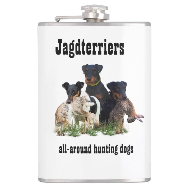 Cantil Jagdterrier Flask (Frente)