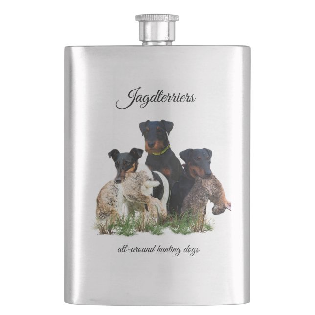 Cantil Jagdterrier Flask (Frente)
