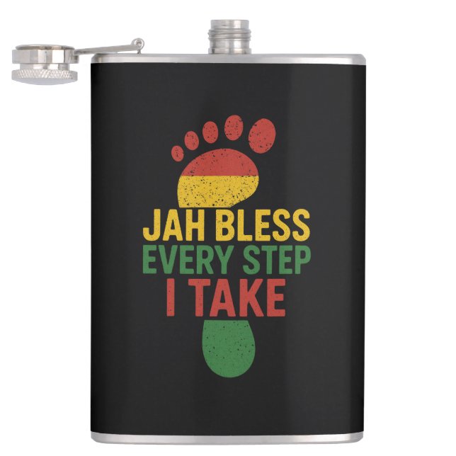 Cantil Jah Bless Every Step I take Rasta (Aberto)
