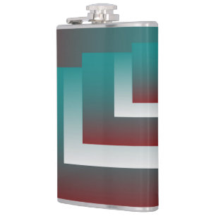 Cantil Janelas em branco teal burgundy